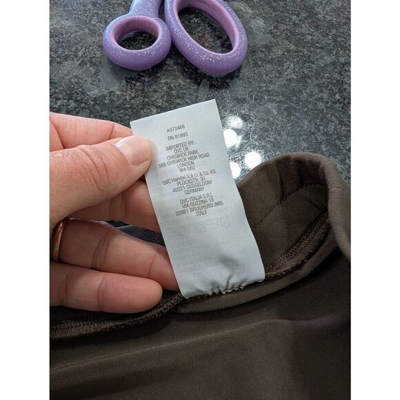 Susan Graver Liquid Knit Ankle Pants‎ women's 2XP  petite tan taupe neutral - Picture 6 of 6